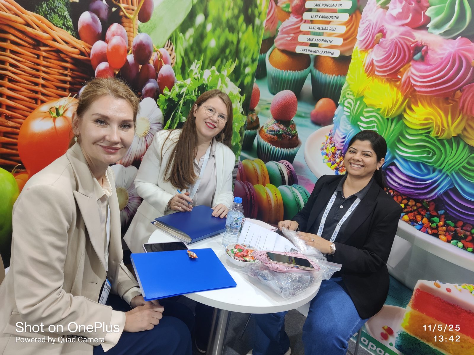 Meeting visitors at the stand, Gulfood 2025