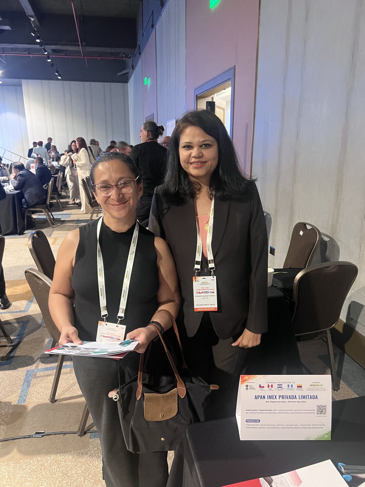 With a visitor at the venue, LATAM 2026
